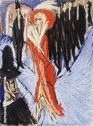 Red Cocotte 1914 By Ernst Kirchner