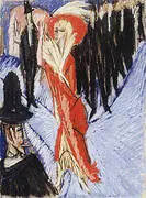 Red Cocotte 1914 By Ernst Kirchner