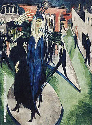 Potsdamer Platz Berlin 1914 By Ernst Kirchner
