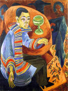 The Drinker Self-Portrait c1914-15 By Ernst Kirchner