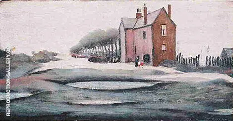 Lonely House By L-S-Lowry