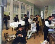 The Cotton Exchange in New Orleans 1873 By Edgar Degas