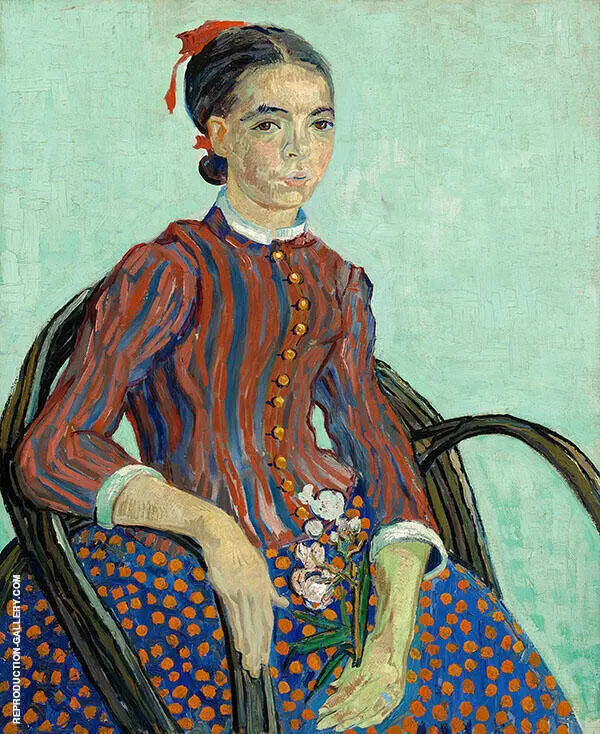 La Mousme Sitting 1888 By Vincent van Gogh