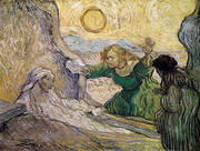 A Scene from The Raising of Lazarus after the etching by Rembrandt, 1890 By Vincent van Gogh