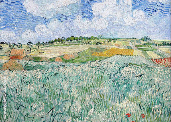 Plain Near Auvers 1890 by Vincent van Gogh | Oil Painting Reproduction