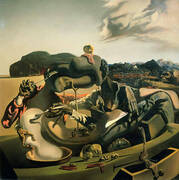 Cannibalism in Autumn c1936 By Salvador Dali