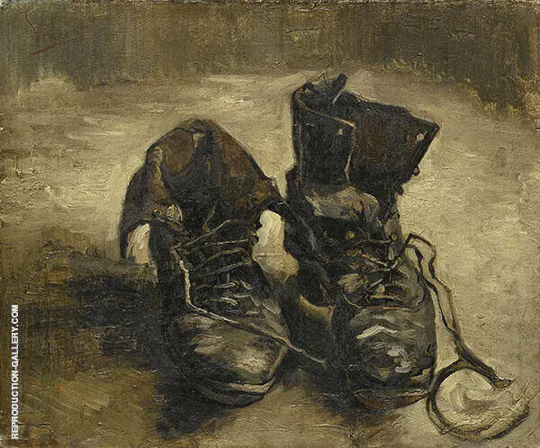 Pair of Shoes 1886 By Vincent van Gogh