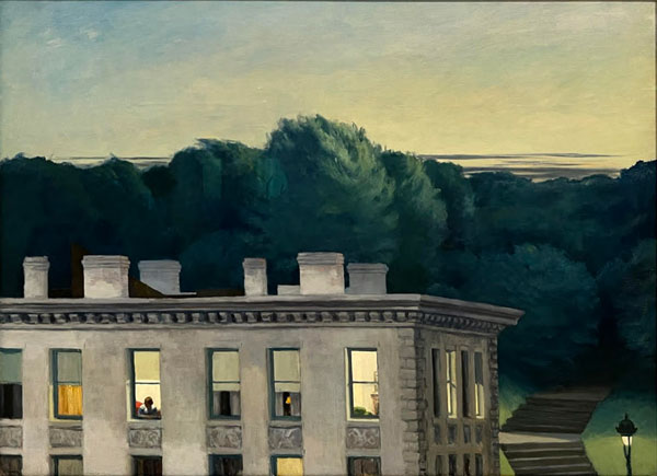 House At Dusk 1935 by Edward Hopper | Oil Painting Reproduction
