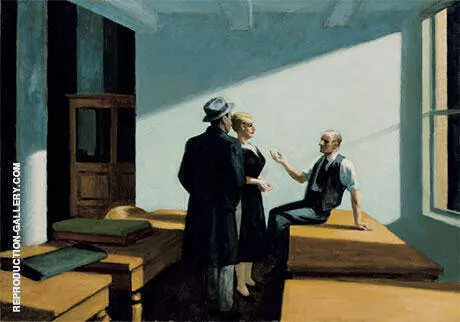 Conference At Night, 1949 By Edward Hopper