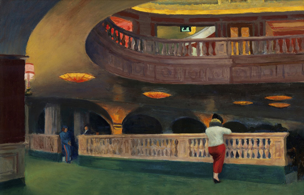 The Sheridan Theatre 1937 by Edward Hopper | Oil Painting Reproduction