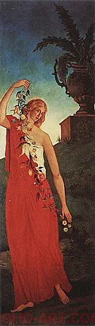 Spring c1860 By Paul Cezanne