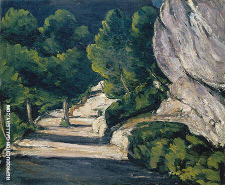 Landscape, 1870 by Paul Cezanne | Oil Painting Reproduction