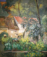 The House of Pere Lacroix in Auvers, 1873 By Paul Cezanne