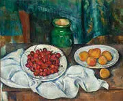 Cherries and Peaches, 1883-1887 By Paul Cezanne