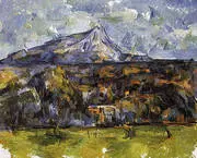 Mont Sainte-Victoire Seen from Les Lauves c1904 By Paul Cezanne