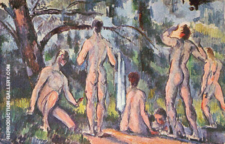 Study of Bathers by Paul Cezanne | Oil Painting Reproduction