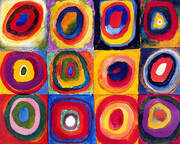 Concentric Squares and Circles 1913 By Wassily Kandinsky