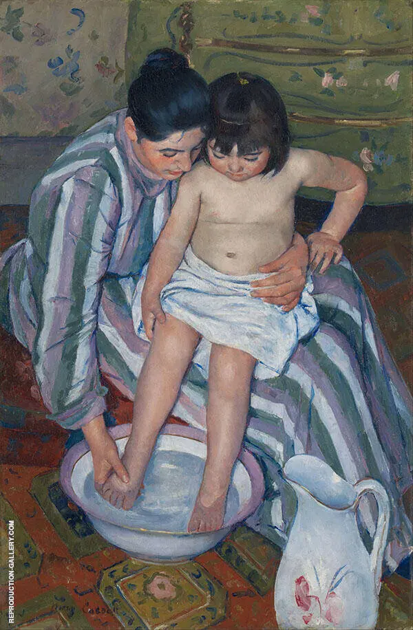 The Child's Bath 1893 By Mary Cassatt