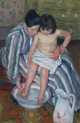 The Child's Bath 1893 By Mary Cassatt