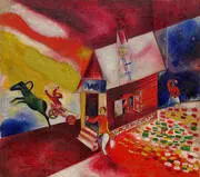 The Flying Carriage 1913 By Marc Chagall