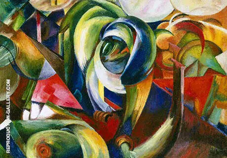 Der Mandrill 1913 By Franz Marc