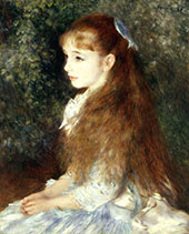 Portrait of Mademoiselle Irene Cahan d'Anvers By Pierre Auguste Renoir
