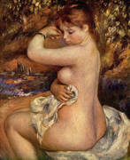 After the Bath 1888 By Pierre Auguste Renoir