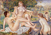 Large Bathers 1884 By Pierre Auguste Renoir