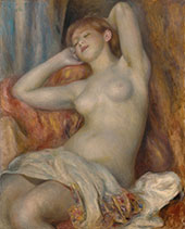 Girl Sleeping Sleeping Bather 1897 By Pierre Auguste Renoir