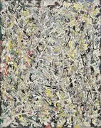 White Light 1954 By Jackson Pollock (Inspired By)