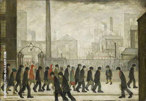 Returning from Work 1929 By L-S-Lowry