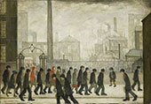 Returning from Work 1929 By L-S-Lowry