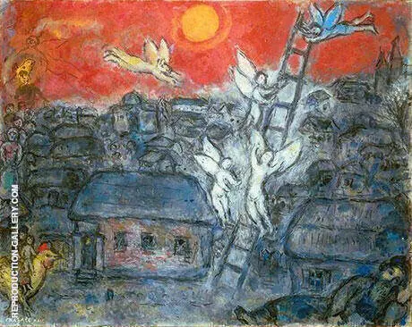 Jacob's Ladder By Marc Chagall