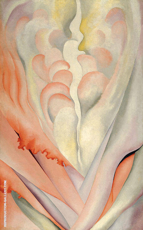 Flower Abstraction by Georgia O'Keeffe | Oil Painting Reproduction