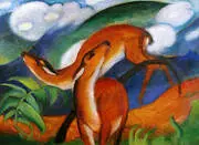 Red Deer II 1912 By Franz Marc