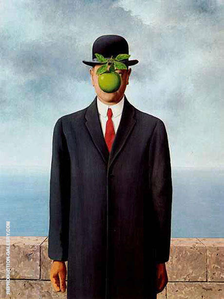 The Son of Man by Rene Magritte | Oil Painting Reproduction