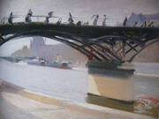 Le Pont des Arts By Edward Hopper