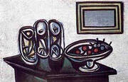 Still Life with Cherries By Pablo Picasso
