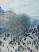 Boulevard des Capucines 1873 By Claude Monet