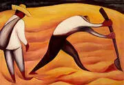 Peasants By Diego Rivera