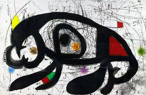 The Laughing Mole 1975 By Joan Miro