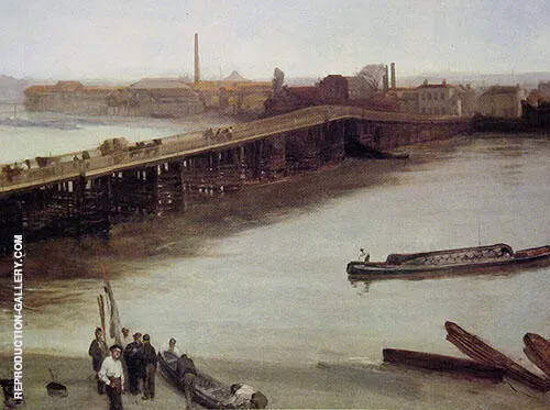 Brown and Silver: Old Battersea Bridge 1859 By James McNeill Whistler