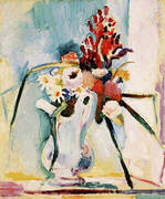 Flowers in a Pitcher 1906 By Henri Matisse