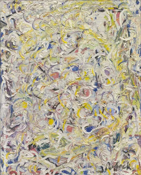 Shimmering Substance 1946 By Jackson Pollock (Inspired By)