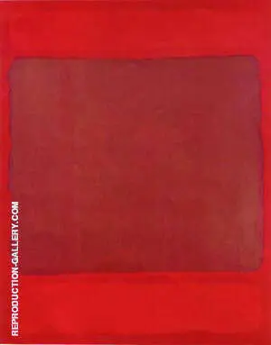 Untitled 1959 Red and Brown By Mark Rothko (Inspired By)
