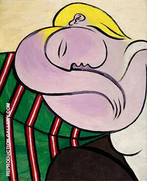 Woman with Yellow Hair [Femme aux cheveux jaunes] 1931 By Pablo Picasso