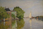 Landscape near Zaandam 1871 By Claude Monet
