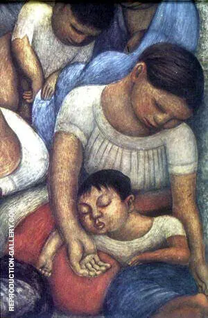 Night of the Poor By Diego Rivera