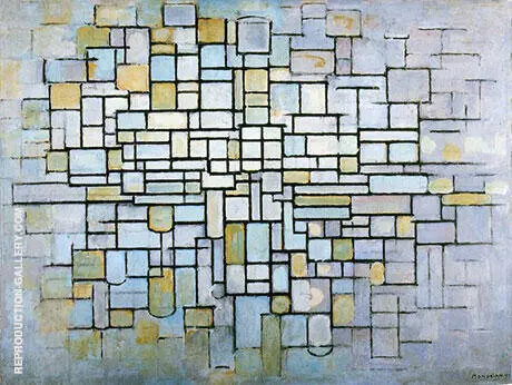 Composition No. II Line and Color 1913 By Piet Mondrian