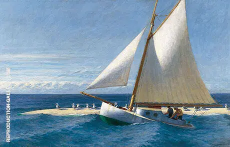 The Martha McKean of Wellfleet 1944 By Edward Hopper